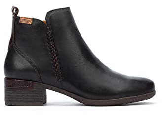 Pikolinos Stiefeletten mit Absatz in Leder Malaga für Frauen Farbe Black