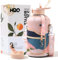 H2O Capsule 2.2 l Half Gallon Wasserflasche mit Aufbewahrungshülse und abnehmbarem Strohhalm,BPA-frei, großer wiederverwendbarer Getränkebehälter mit Griff, 2.2 Liter (8 oz), Mountain Night