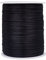 PandaHall 100m Cordons de Satin Rattail, 2 mm Chaîne de Perles de Soie Noire Cordon de Garniture Soyeux Crafes décoratives String pour macramé Garniture Bijoux capteurs de rêve Cheveux de Tresse