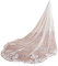 EllieWely Kathedrale Länge 1 Etage Spitze Hochzeit Brautschleier F13, Elfenbein, 3M*3M (118 inch)