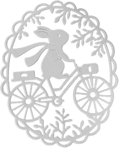 Stanzschablonen mit Haseneiern für Kartenherstellung, Osterhasen-Stanzformen, Schablonen für DIY, Scrapbooking, Fotoalbum, dekorative Prägepapier-Stanzformen für Kartenherstellung, Vorlage