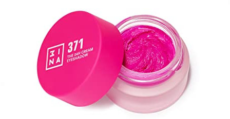 3INA MAKEUP - The 24H Cream Eyeshadow 371 - Ombretto Occhi Rosa ad Asciugatura Rapida - Ombretto in Crema Impermeabile con Finitura Opaca Brillante Glitter o Mate - Vegan - Cruelty Free