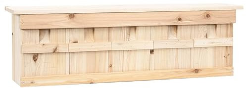 Homgoday Maison Moineau avec 5 Pièces 68x15x21 cm Firwood