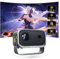 Videoprojecteur【FocusÉlectrique&±45°Correction trapézoïdale】 360°Rotating Jimveo Mini retroprojecteur Portableprojecteur 13000L FHD1080P WiFi6 Bluetooth HomeCinéma 4KSupportépour Phone/FireStick/ PS5