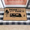MIAOMANSENSTORE Door mat indoor Home Is Where You Park It Doormat, Camping Lovers Welcome Home Doormat Home Decor