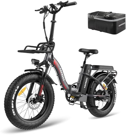 Fafrees F20 MAX E-Bike Klapprad Elektrofahrrad 48V 22.5AH Akku mit großer Kapazität,20 Zoll *4.0 Fat Tire Faltbares E-Mountainbike für Herren Damen Shimano 7S Maximales Drehmoment 54 Nm