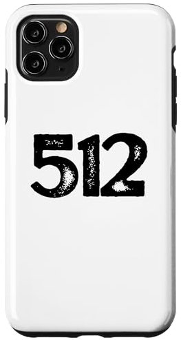 Carcasa para iPhone 11 Pro Max Código de área 512 Austin Texas TX 512