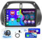 Hikity 2GB+64GB Android 15 Autoradio für Toyota RAV4 2001-2006 Radio Wireless CarPlay Android Auto Bluetooth 9 Bildschrim Auto Radio mit Navi Rückfahrkamera