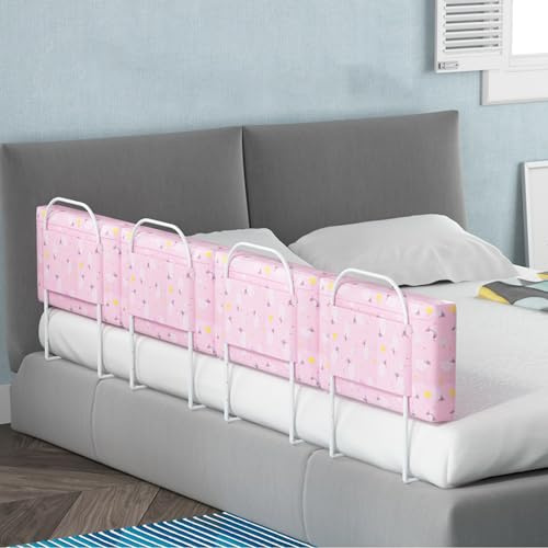 Bett Schiene für Kleinkinder, 50cm / 19.7in Bett Assist Schiene, Baumwolle, einstellbare Höhen Kind Sicherheit Seite Geländer Wachen für Kinder, Fit König, Königin, voll, Twin