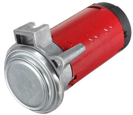 Baoblaze Compressore d'aria compatto per clacson elettrico per auto, sostituzione base ad alta temperatura, 150 dB, 12 V, per camion, treni compatti, Rosso