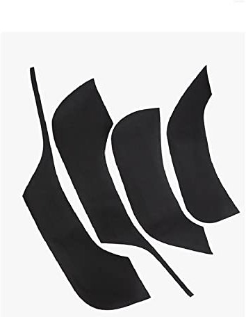 YYTEMD Varios Estilos Accesorios De Coche para Tesla Model 3 2021, Almohadilla Antigolpes para Puerta De Coche, Película Protectora De Borde Lateral, Pegatinas, Tres