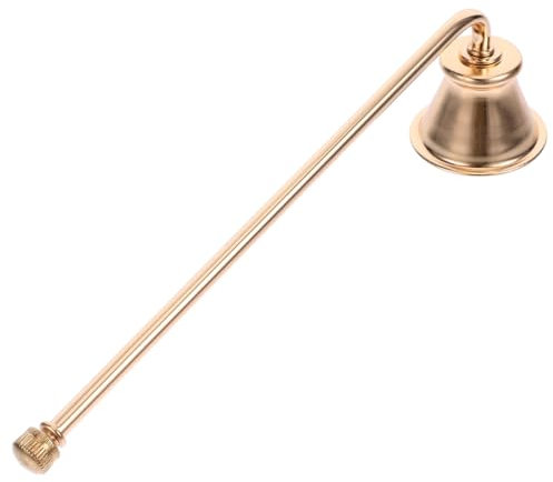 PRETYZOOM Kerzenlöscher Dochtkerze Feuerlöscher lodern Lichter Aufkleber Cool Teelichtlöscher Kerzenwerkzeug Kerzenabschneider Kerzendochtabdeckung Kerze löschte Flamme Werkzeug Eisen Golden