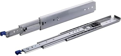 BRASOM Auszugsschienen - Schubladenschienen 1900mm, 250kg, 76 inch, Heavy Duty, Lock in/aus Schubladen Schienensystem, Kugellager, links und rechts