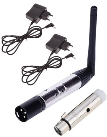 Tixqeaif DMX512 Controller 2,4 G Wireless Sender Empfänger für Disco DJ Bar Bühne Par DJ Disco Bar Lichter EU Stecker Einfache Installation