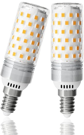 LUTW Maiskolben E14 LED Warmweiß 3000K, 10W 1510LM Mais Glühbirne, 2 Stück | Glühbirne E14 Ersetzt 130W Halogen, 360° Abstrahlwinkel Energiesparlampe für Wandlampen, Schreibtischlampen, Kronleuchter