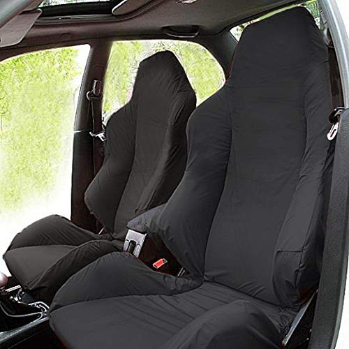 UK Custom Covers SC284B Tailored Waterproof Front Seat Cover (x1) Black - To Fit Honda Civic Type R Intega FN2 FD2