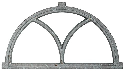 aubaho Fenster grau Stallfenster Eisenfenster Scheunenfenster Eisen 55cm Antik-Stil (f)