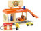 small foot 10901 Autowerkstatt mit Tankstelle aus 100% FSC®-zertifiziertem Holz, inkl. Zubehör, mit Schienen kompatibel