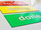 SMILEYBOARD - 3 magnetische Kanban Karten - Magnete für agiles Projektmanagement - 13,5cm x 6cm