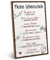 ARTFAVES® Wandbild Holzschild mit Spruch - MEINE LEBENSZIELE - Türschild Retro Vintage Deko Bild Geschenk - Glücklichsein, Achtsamkeit