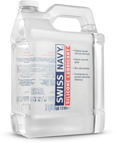 SWISS NAVY Premium Silikon Sex Gleitmittel, 1 Gallone, MD Science Lab
