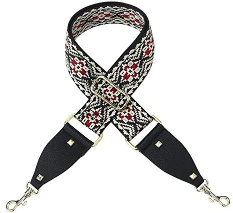 MoreChioce Schulterriemen für Taschen,90-135cm Verstellbar Damen Taschengurt Bunter 5cm Breiter Schultergurt Tragegurt im Ethno-Stil Taschengriffe DIY Zubehör für Handtaschen,Böhmen #4