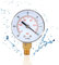 Vakuummeter 1/8 BSPT-Unterdruckmanometer Vakuummeter Synchrontester, 50 mm Messuhr 1-0Bar -30-0inHg Dual-Scale-Manometer Vakuum Messuhr, Unterdruck Manometer zur Messung Wasser, Öl, Luft oder Gas