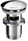 Wirquin 30723123 Piletta per lavabo in ottone Quick Clac con troppo pieno e corpo di schiavitù, cromato