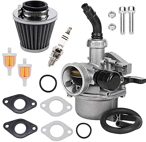 Liamtu PZ19 Carburateur pour 50 cc, 70 cc, 80 cc, 90 cc, 110 cc, 125 cc ATV Taotao Honda CRF par Liamtu Quad chinois 4 temps ATV Go Kart Pit Dirt Bike CRF50F XL75 CRF80F XR50R