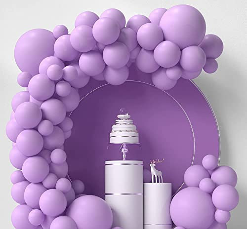 MAOYUTOU Luftballon Lila, 111 Stück Ballon Girlande Lila Satz von Ballons Lila 18 Zoll 12 Zoll 10 Zoll 5 Zoll, Luftballon Girlande Lila für Deko Geburtstag, Deko Hochzeit, Deko Babyparty
