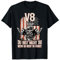 V8 American Muscle Car Hubraum Autoliebhaber V8 T-Shirt