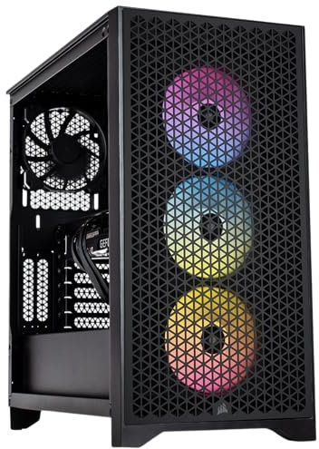Fierce RGB Gaming PC - AMD Ryzen 7 5800X 3.8-4.7 GHz, RTX 4060 TI 8GB, 32GB RAM 3200MHz, 1TB NV3 M.2 NVME SSD, 650W PSU, Windows 11