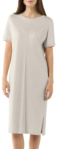 COMMA T-Shirt-Kleid mit seitlich geschlitztem Saum