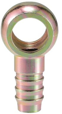 A ABSOPRO Universaler Banjo-Bolzen 18 mm ID 16 mm OD Banjo-Bolzen Schlauchstutzen Adapter Ersatz für Motorrad Auto Metall Bronze Ton