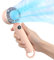 Dnenellr Handheld Fan, Portable Mini Fan 2025 Model with 5000mAh Rechargeable Battery, LED Display, 3-Speed Turbo Cooling, USB Personal Fan for Travel, Camping, Indoor & Outdoor, Pink
