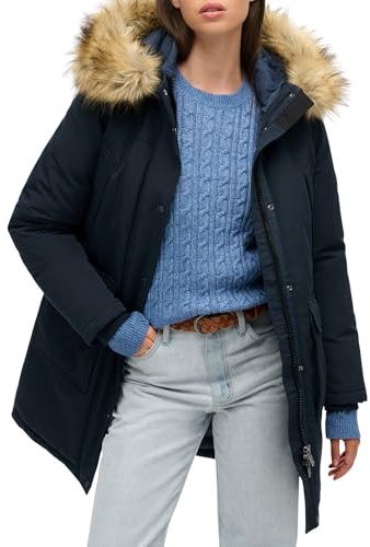 Superdry Damen Everest Parka mit lockerer Passform