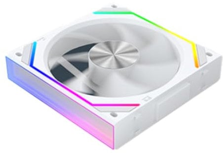 Sirxlevcy V2RS Case Fan Magic Block Free Splicing 120mm PC Computer 12V Chassis Fan Lian 3PIN 5V ARGB Divine Light Li White,B