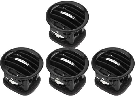 YSQOFDNFD Klimaanlage Outlet Für Vauxhall Für Corsa D 2006-2014 Auto Dashboard A/C Air Vent Abdeckung 13203702 13417366 Klimaanlage Outlet Ersatz Kit Klimaanlage Vent(4 PCS)