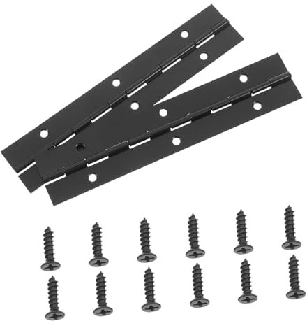 Ipetboom Heavy Duty Stainless Steel Continuous Long Hinges Piano Hinge for Wood Boxes Folding Cabinet Doors for Outdoor Furniture Projects