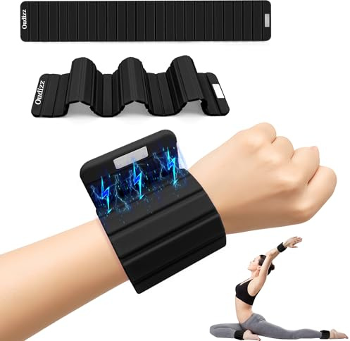 Poids pour poignets et chevilles pour femmes et hommes, poids magnétiques en silicone réglables pour intensifier l'entraînement à domicile, le yoga, la course à pied, lot de 2 (500 g chacun), Noir