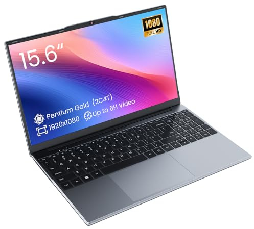 Phatom Computer portatile FHD da 15,6, Pentium 4415Y (2C4T), 4 GB di RAM, SSD da 128 GB, sistema Win, USB-C, HDMI, WiFi 5, Bluetooth 5.0, argento - DGBook A1