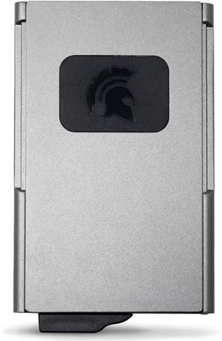 POWR RFID-blockierender Kartenhalter, stilvolle schlanke Brieftasche, kontaktloser Kreditkartenschutz