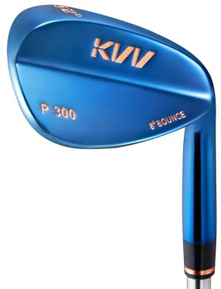 KVV Premium Golf Wedge with Ionized Blue PVD Finish - 52 Degree Golf Wedge Right-Handed, CNC Milled Face, Individual Golf Club for Men & Women