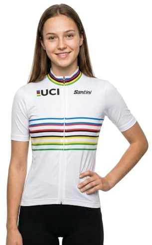 Santini UCI Official World Champion Master Short Sleeve Jersey XL