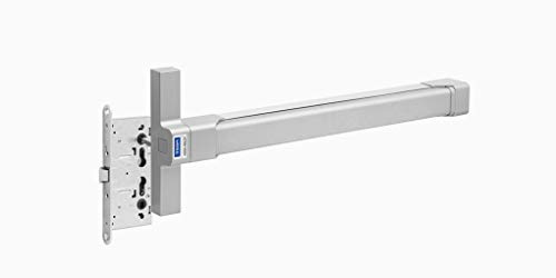 Tesa Assa Abloy, TOP1E128GG, Barra Antipánico de Embutir TOP1E, Gris-Gris