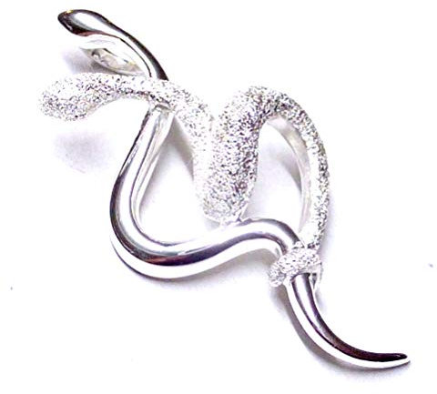 Kettenanhänger, Anhänger Silber Motiv Schlange Sterlingsilber, Schmuck Damen, Schutzsymbol