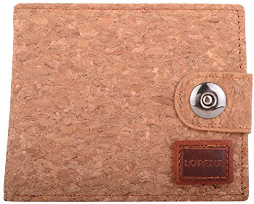 Valita Herren-Geldbörse aus Kork, mit RFID-Schutz, Braun - Kork - Größe: Einheitsgröße