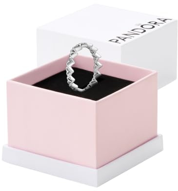 Pandora Damen-Ringe zum Jahrestag 925 Sterlingsilber mit '- Ringgröße 54 198696C00-54, Silber