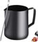 Bricco per Latte in Acciaio Inox, TechKen Brocca in Schiuma 600ml(20oz), per cappuccino barista espresso making