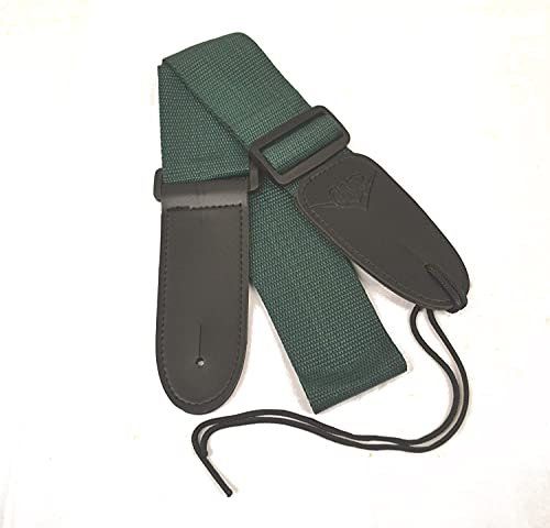 CNB GUITAR STRAP IN GREEN ELECTRIC ACOUSTIC MANDOLIN ETC